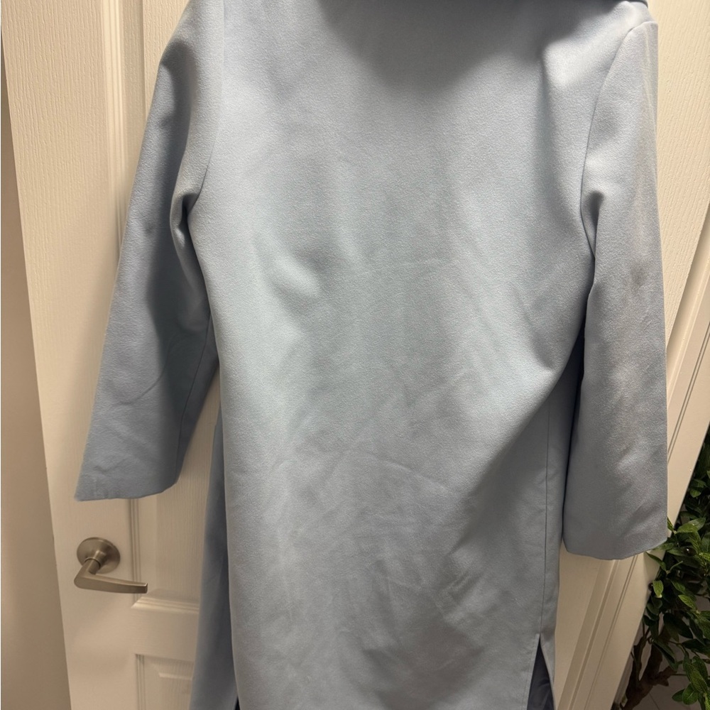 Light Blue Overcoat - Picture 5 of 6